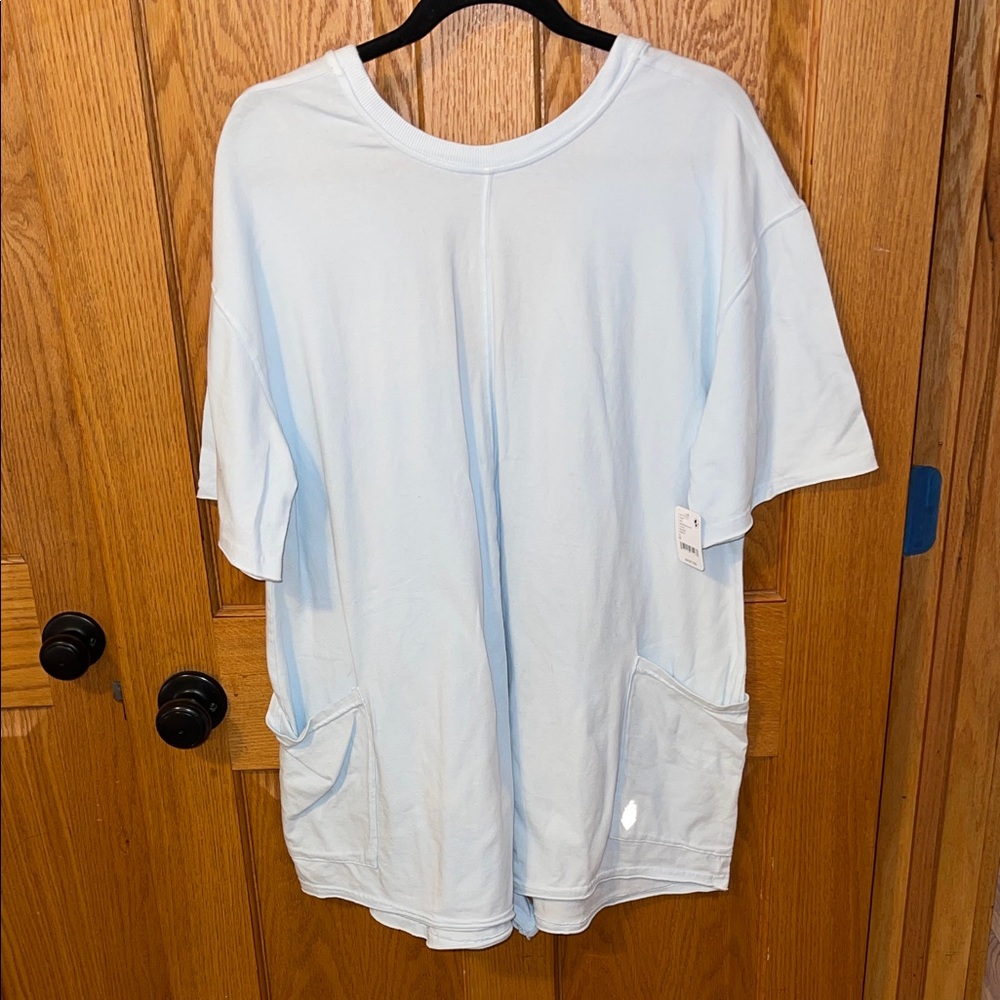 Free people hot shot tee romper
